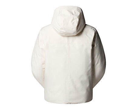 The North Face W Tnf Range Down Hooded Jacket Erkek Outdoor Montu NF0A8DQTQLI1 Beyaz