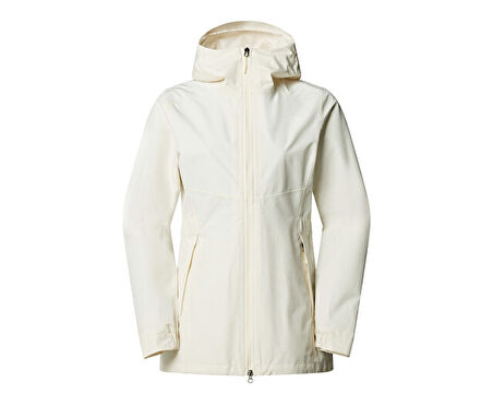 The North Face W Hikesteller Parka Shell Jacket Kadın Outdoor Parka NF0A8DZ1QLI1 Beyaz