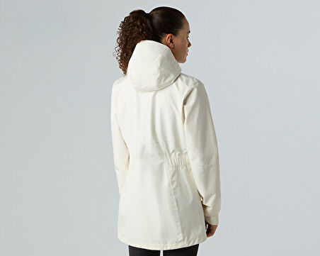 The North Face W Hikesteller Parka Shell Jacket Kadın Outdoor Parka NF0A8DZ1QLI1 Beyaz