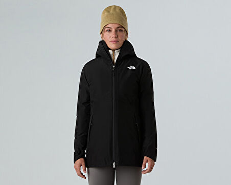 The North Face W Hikesteller Parka Shell Jacket Kadın Outdoor Parka NF0A8DZ1JK31 Siyah