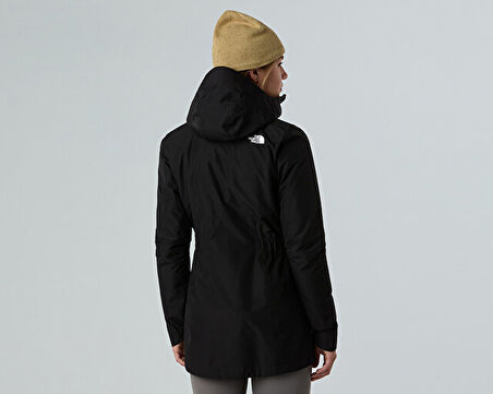 The North Face W Hikesteller Parka Shell Jacket Kadın Outdoor Parka NF0A8DZ1JK31 Siyah