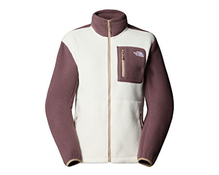 The North Face W Yumiori Full Zip Kadın Outdoor Polar Ceket NF0A8E88EWO1 Beyaz