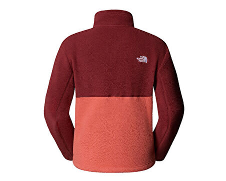 The North Face W Yumiori 1/4 Zip Kadın Outdoor Çeyrek Fermuarlı Polar Üst NF0A8E89EOW1 Kırmızı