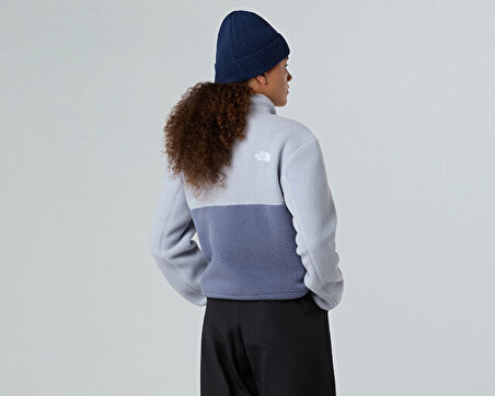 The North Face W Yumiori 1/4 Zip Kadın Outdoor Çeyrek Fermuarlı Polar Üst NF0A8E89EUO1 Mavi