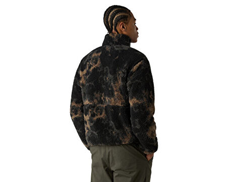 The North Face M Extreme Pile 2 Pullover -Print Erkek Outdoor Çeyrek Fermuarlı Polar Üst NF0A8EEPD7O1 Siyah