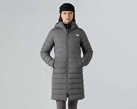 The North Face W Aconcagua Parka Kadın Outdoor Parka (600 Dolgu Kaz Tüyü) NF0A88TA0UZ1 Gri