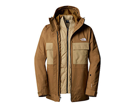The North Face M Fourbarrel Triclimate Jacket Erkek Outdoor Kayak Montu NF0A7WYFWK21 Kahverengi