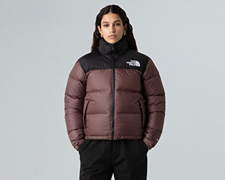 The North Face W 1996 Retro Nuptse Jacket Kadın Outdoor Montu (700 Dolgu Kaz Tüyü) NF0A3XEOCAI1 Gri