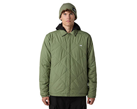 The North Face M Afterburner Insulated Flannel Erkek Outdoor Ceketi (Çift Tafaflı) NF0A82V3EXF1 Yeşil