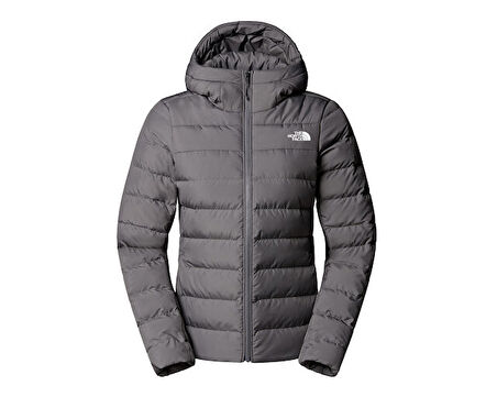 The North Face W Aconcagua 3 Hoodie Kadın Outdoor Montu (600 Dolgu Kaz Tüyü) NF0A84IV0UZ1 Gri