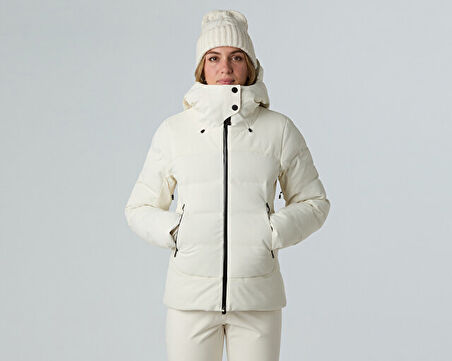 The North Face W Cirque Down Jacket Kadın Outdoor Montu (550 Dolgu Kaz Tüyü) NF0A87WSGOL1 Beyaz