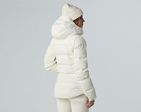 The North Face W Cirque Down Jacket Kadın Outdoor Montu (550 Dolgu Kaz Tüyü) NF0A87WSGOL1 Beyaz