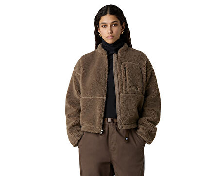 The North Face W Extreme Pile 2 Fz Jacket Kadın Outdoor Polar Ceket NF0A88ZBBOW1 Kahverengi