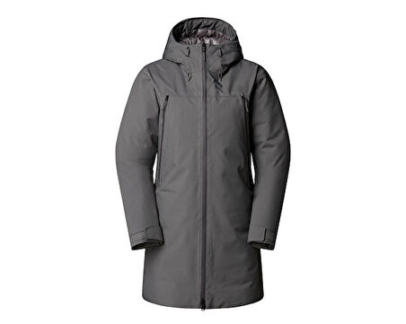 The North Face W Mtn Range Down Parka Kadın Outdoor Parka NF0A89VN0UZ1 Gri