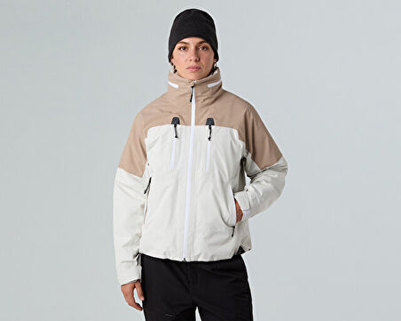 The North Face W Hke Devils Thumb Gtx Jacket Kadın Outdoor Montu NF0A8CGBDIU1 Beyaz