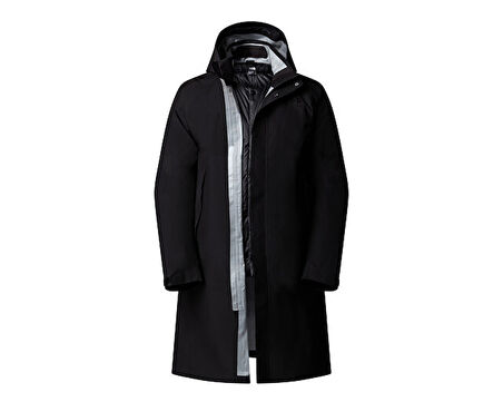 The North Face M Expedition Gtx 3-in-1 Down Hooded Park Erkek Outdoor Parka (700 Dolgu Kaz Tüyü) NF0A8CG7JK31 Siyah