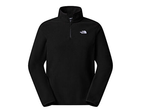 The North Face M Glacier Fleece 1/4 Zip Jacket Kadın Outdoor Parka NF0A8D0QJK31 Siyah