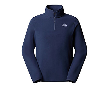 The North Face M Glacier Fleece 1/4 Zip Jacket Kadın Outdoor Parka NF0A8D0Q8K21 Lacivert