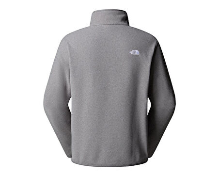 The North Face M Glacier Fleece 1/4 Zip Jacket Kadın Outdoor Parka NF0A8D0QCQI1 Gri