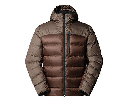 The North Face M Hke Kalix Down Hooded Jacket Erkek Outdoor Montu (700 Dolgu Kaz Tüyü) NF0A8D1Y1OI1 Kahverengi