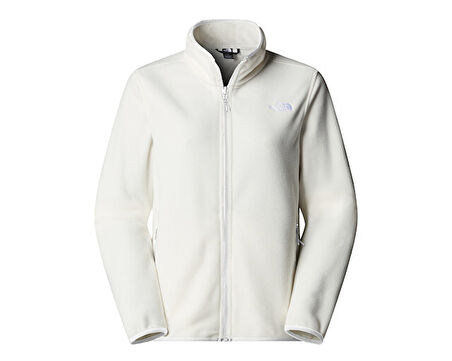 The North Face W Glacier Fleece Jacket Kadın Outdoor Polar Ceket NF0A8D2FQLI1 Beyaz