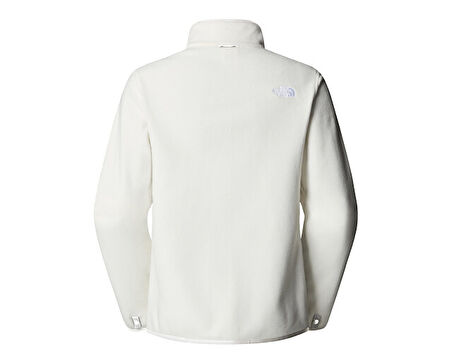 The North Face W Glacier Fleece Jacket Kadın Outdoor Polar Ceket NF0A8D2FQLI1 Beyaz