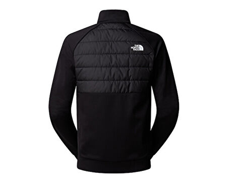 The North Face M Reaxion 2.0 Fleece Hybrid Full Zip Jkt Erkek Outdoor Polar Ceket NF0A8DVXKS71 Siyah