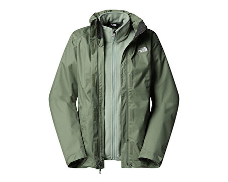 The North Face W Evolve II Triclimate Jacket - Eu Kadın Outdoor Montu NF0A8E02D0I1 Yeşil