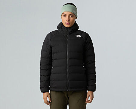 The North Face W Abseil Stretch Down Hoodie Kadın Outdoor Montu (600 Dolgu Kaz Tüyü) NF0A8E39JK31 Siyah
