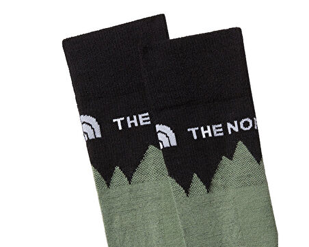 The North Face Mountain Resort Ski Sock Kayak Çorap NF0A8EGRD5N1 Yeşil