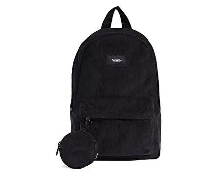 Vans Old Skool Mini Backpack Sırt Çantası-En: 21 cm, Boy: 32 cm, Derinlik: 13 cm VN000Q9ABLK1 Siyah