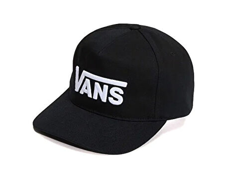 Vans Drop V Logo Snapback Şapka VN000QAHBLK1 Siyah