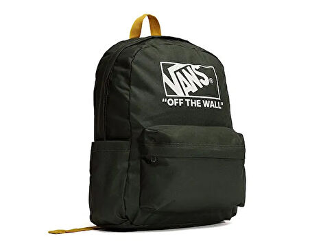 Vans Old Skool Backpack Sırt Çantası-En: 32,4 cm, Boy: 42,5 cm, Derinlik: 12,1 cm VN000H4WEMU1 Haki