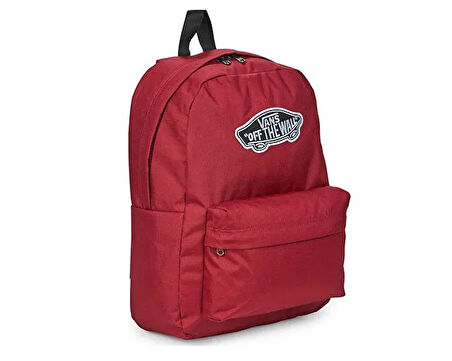 Vans Old Skool Classic Backpack Sırt Çantası-En: 32,4 cm, Boy: 42,5 cm, Derinlik: 12,1 cm VN000H4YBRD1 Kırmızı