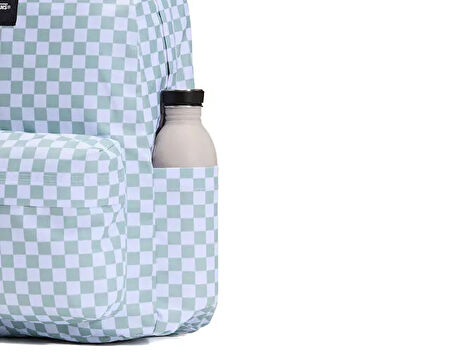 Vans Old Skool Check Backpack Sırt Çantası-En: 32,4 cm, Boy: 42,5 cm, Derinlik: 12,1 cm VN000H4XEMW1 Gri