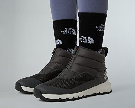 The North Face W Thermoball Progressive Zip ii Wp Kadın Kar Botu NF0A5LWFCIH1 Gri