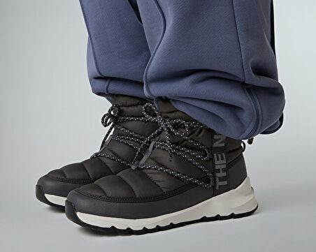 The North Face W Thermoball Lace Up Wp Kadın Kar Botu NF0A5LWDCIH1 Gri