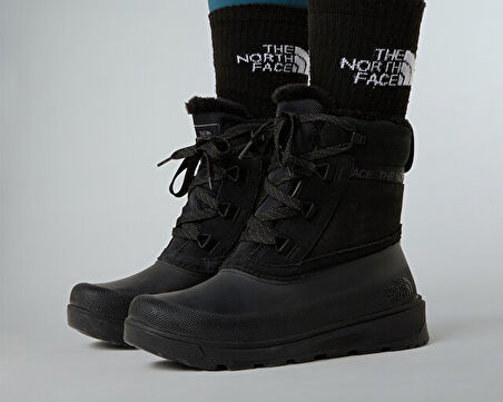 The North Face W Shellista V Shorty Wp Kadın Kar Botu NF0A8D8ZKX71 Siyah