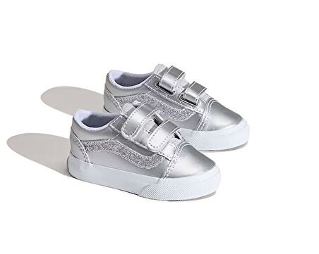 Vans Old Skool V Bebek Günlük Ayakkabı VN000CTG7VF1 Gri