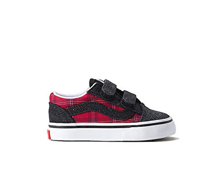 Vans Old Skool V Bebek Günlük Ayakkabı VN000CTGREB1 Kırmızı