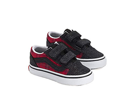 Vans Old Skool V Bebek Günlük Ayakkabı VN000CTGREB1 Kırmızı