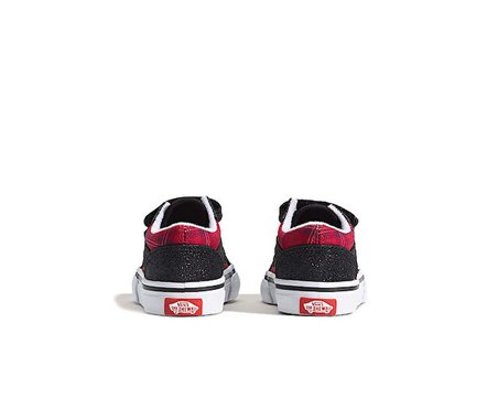 Vans Old Skool V Bebek Günlük Ayakkabı VN000CTGREB1 Kırmızı