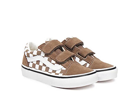 Vans Old Skool V Çocuk Günlük Ayakkabı VN000CYA1NU1 Kahverengi
