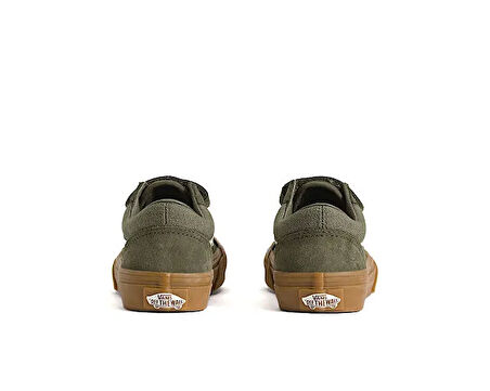 Vans Old Skool V Çocuk Günlük Ayakkabı VN000CYAGRN1 Yeşil