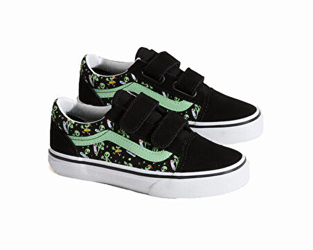 Vans Old Skool V Çocuk Günlük Ayakkabı VN000CYAYJ71 Siyah