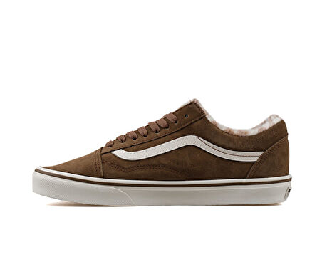 Vans Old Skool Erkek Günlük Ayakkabı VN000D9Y0E01 Kahverengi