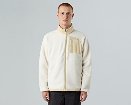 The North Face M Yumiori Off Peak Full Zip Jacket Erkek Outdoor Polar Ceket NF0A8FKNTOB1 Beyaz