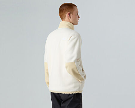 The North Face M Yumiori Off Peak Full Zip Jacket Erkek Outdoor Polar Ceket NF0A8FKNTOB1 Beyaz