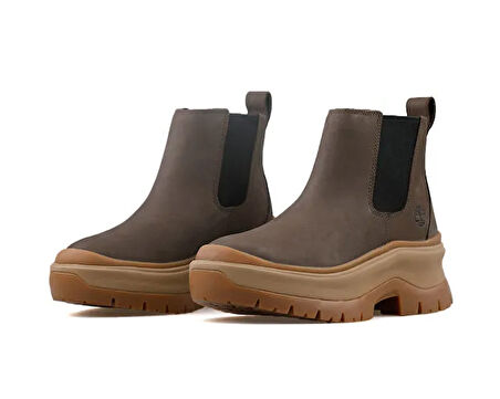 Tımberland Roxie Lane Mid Chelsea Boot Kadın Günlük Bot TB0A28XMW071 Kahverengi