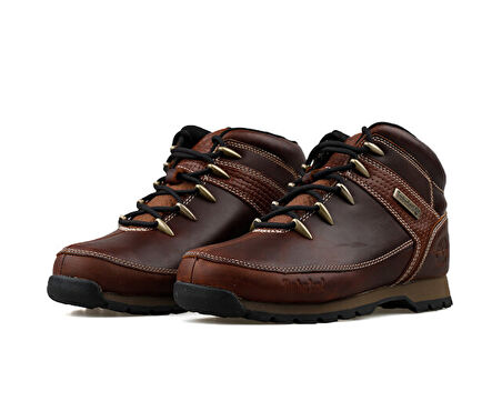 Timberland Euro Sprint Mid Lace Up Boot Erkek Outdoor Botu TB0A2K84EIU1 Kahverengi